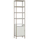 Ambrose Champagne Gold / Cream Modular Bookcase, Small